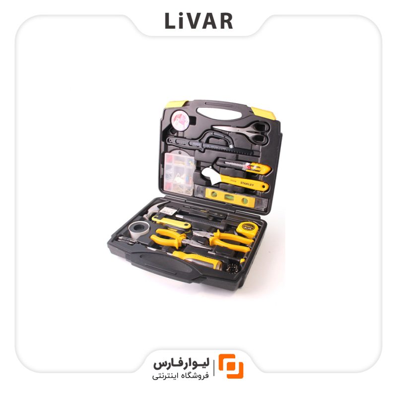 Livar Fars Stanley 60 piece tool box مجموعه ابزار Stanley ۶۰ تکه