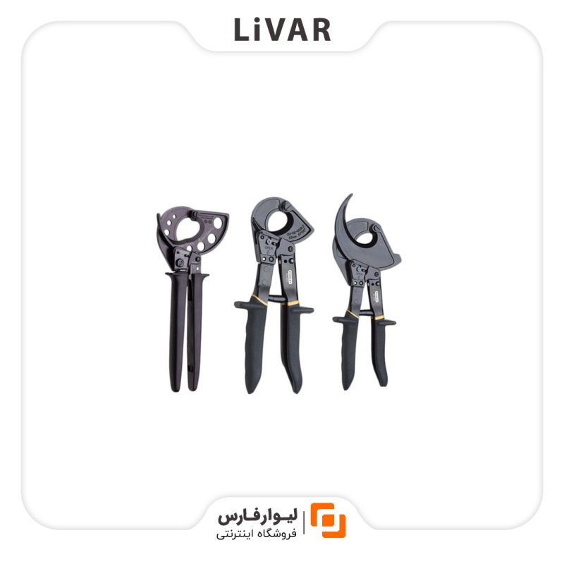 Livar Fars Stanley ratchet cable cutting قیچی کابل بر جغجغهای Stanley