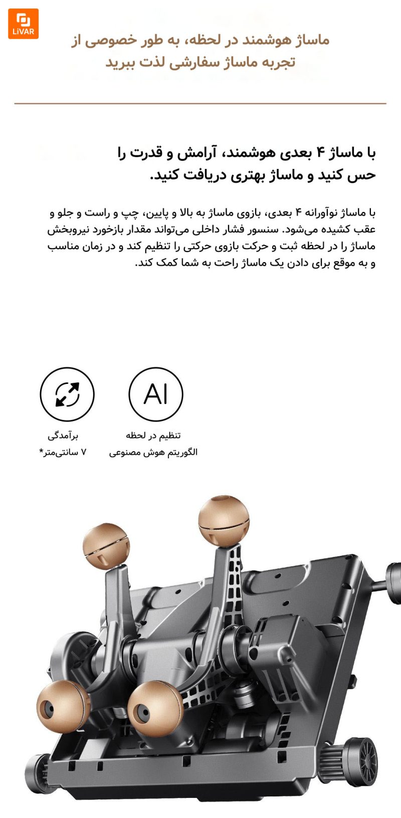 صندلی ماساژور هوشمند Mijia - Image 10