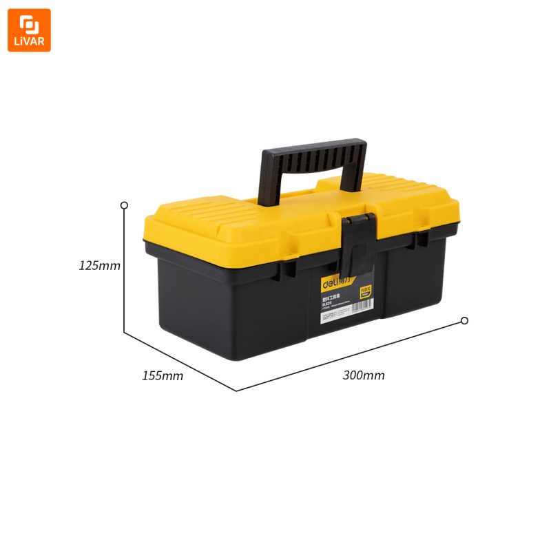 جعبه ابزار پلاستیکی Deli مدل DL6211 - Image 4