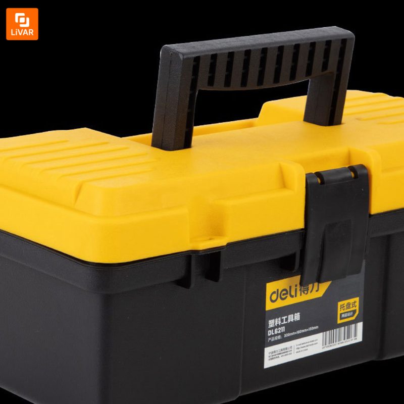 جعبه ابزار پلاستیکی Deli مدل DL6211 - Image 7