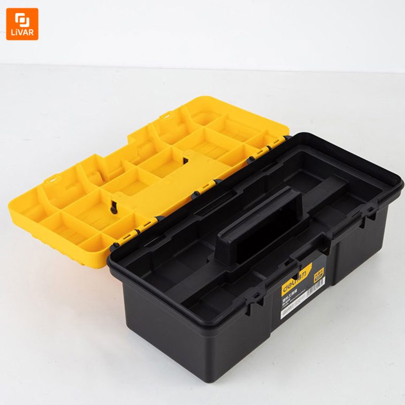 جعبه ابزار پلاستیکی Deli مدل DL6211 - Image 8