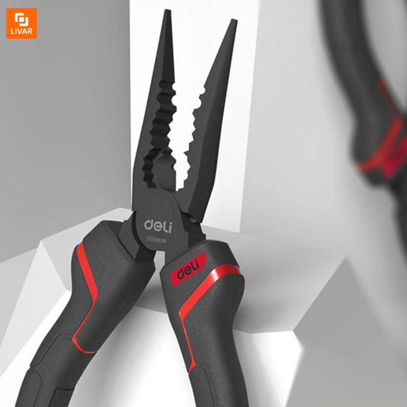 انبر دم باریک Deli مدل DL0103 - Image 2