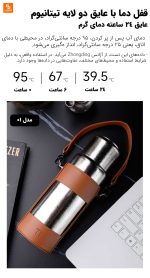 ماگ دوجداره تیتانیومی ۴۸۰ میلی‌لیتری - Image 12