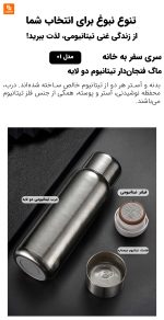 ماگ دوجداره تیتانیومی ۴۸۰ میلی‌لیتری - Image 14