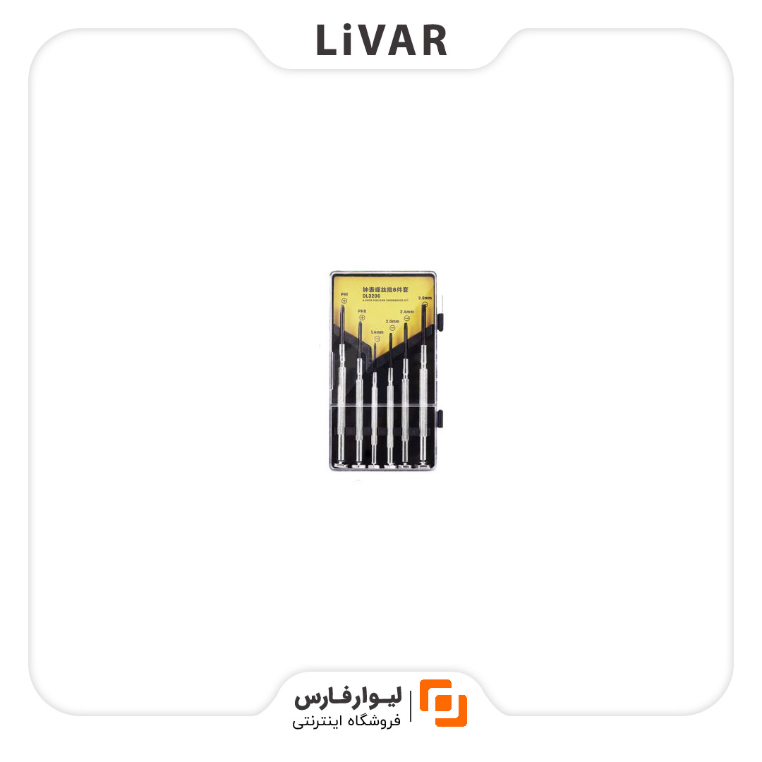 پیچ گوشتی ساعتی مدل DELI 6 پیچ گوشتی ساعتی مدل DELI 6