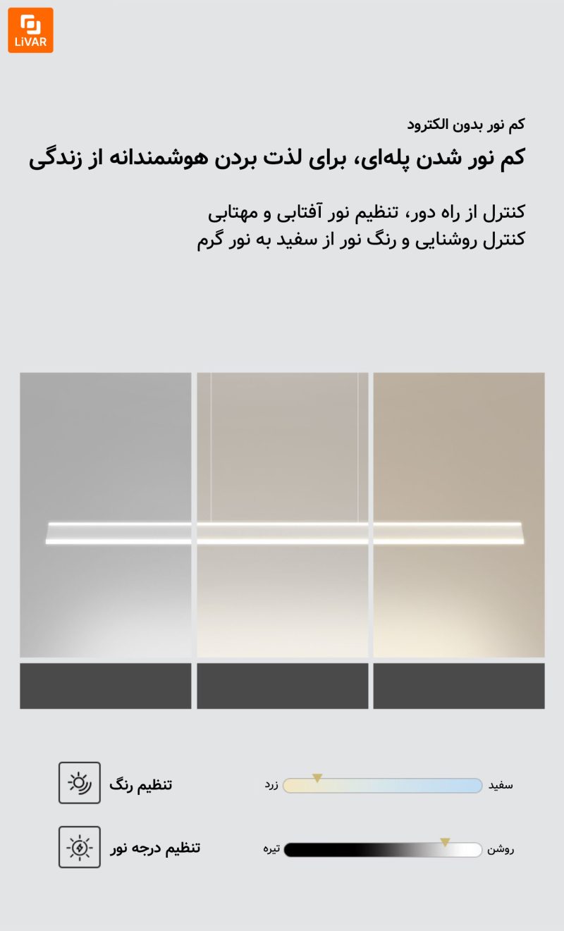 لوستر رستوران مینیمال - Image 3