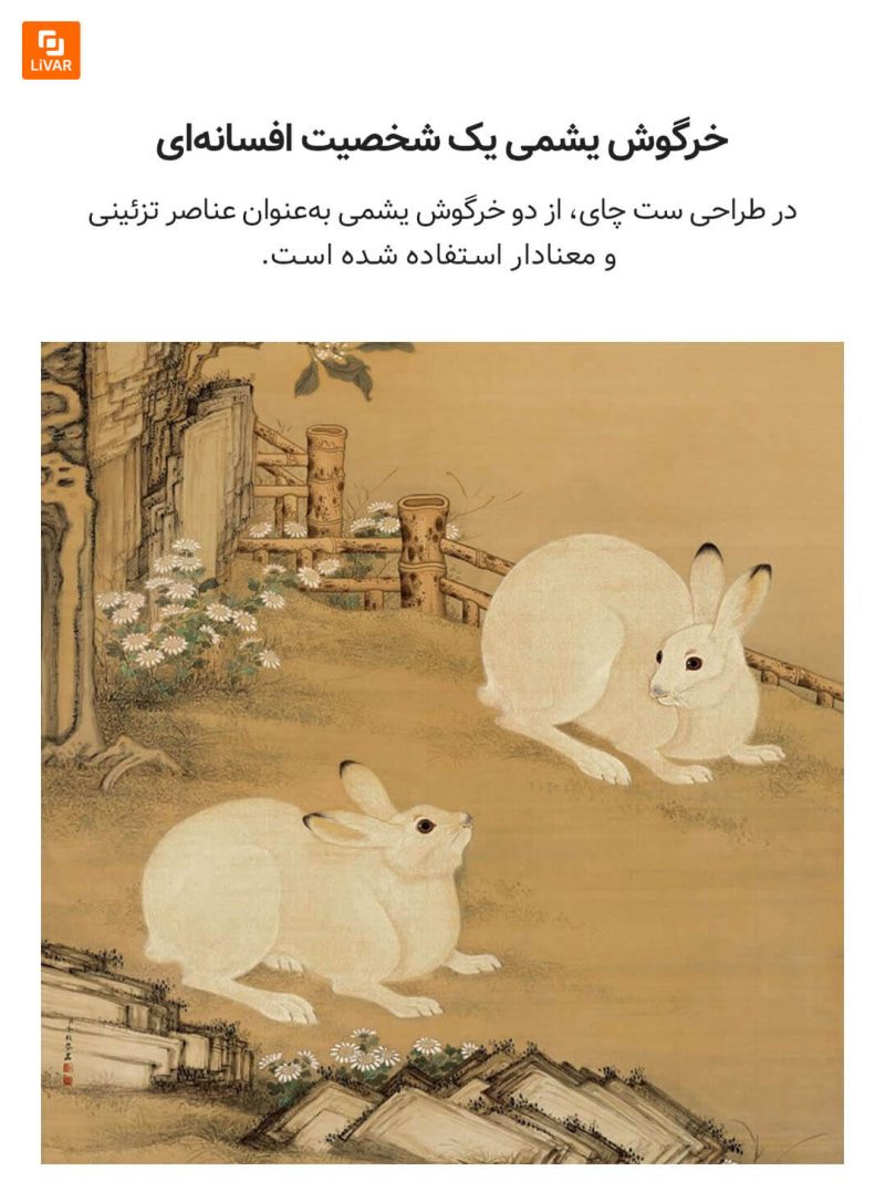 ست چای طرح شهر ممنوعه چین - Image 9