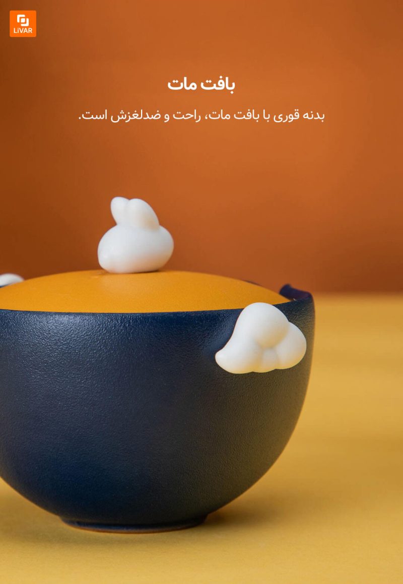 ست چای طرح شهر ممنوعه چین - Image 5