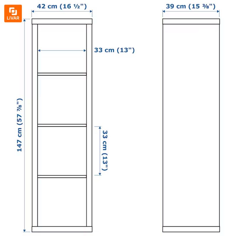 کتابخانه IKEA مدل KALLAX - Image 9