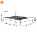 قاب تخت روکش‌دار IKEA - Image 11