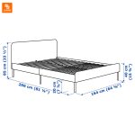 قاب تخت روکش‌دار IKEA - Image 10