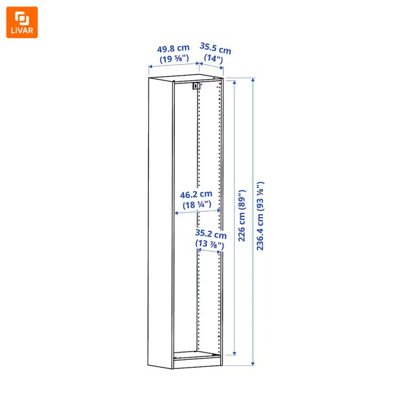 قاب کمد لباس IKEA مدل PAX - Image 5