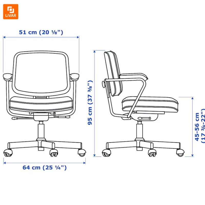 صندلی دفتری IKEA - Image 8