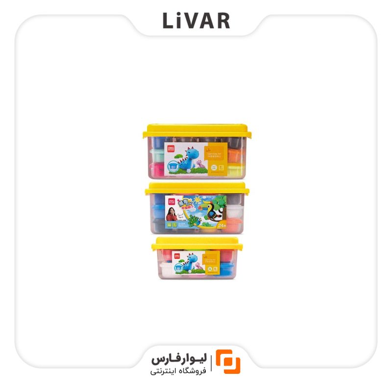 LivarFars Deli children’s light clay۱ خمیر بازی خاک رس Deli
