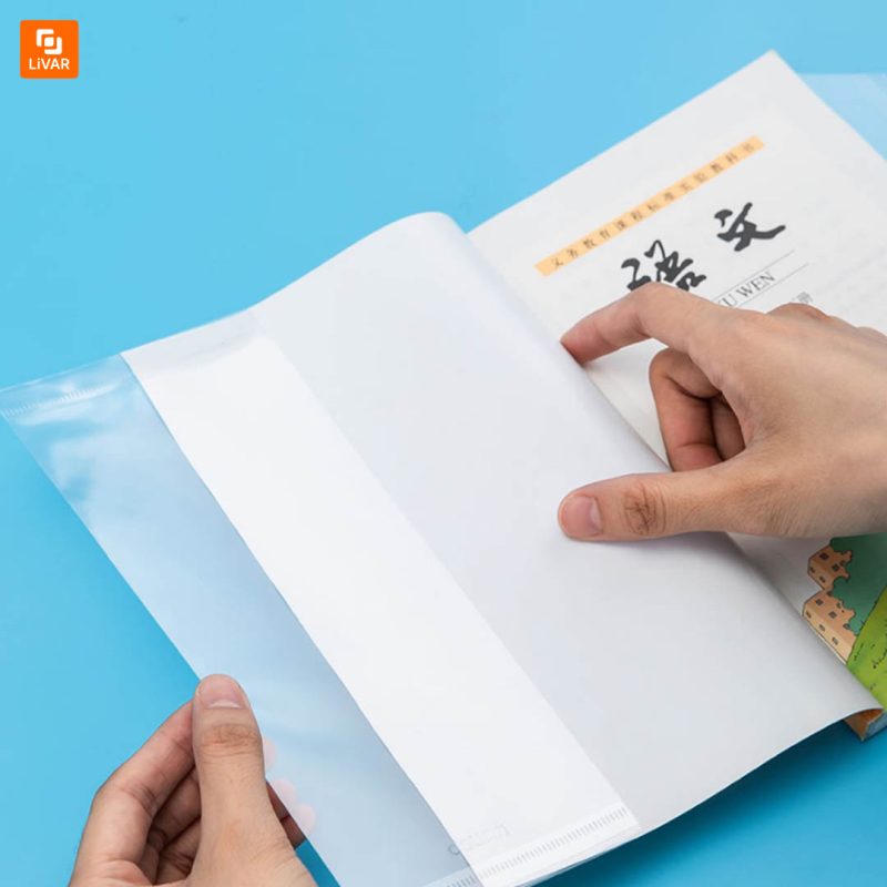جلد کتاب شفاف Deli - Image 4