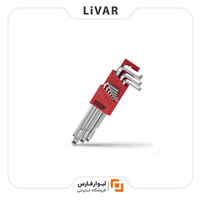 Livarfars Deli Key Wrench1 مجموعه آچار آلن Deli