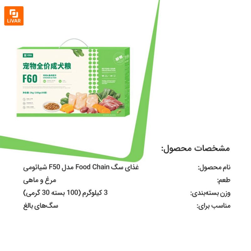 غذای سگ Food Chain مدل F50 - Image 12