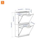 کمد و جاکفشی دیواری IKEA - Image 13
