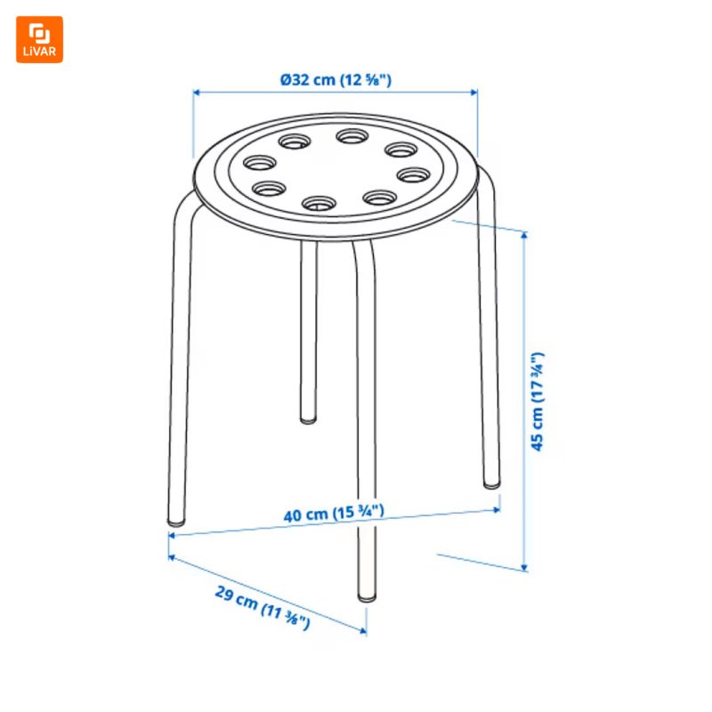 صندلی چارپایه IKEA - Image 8