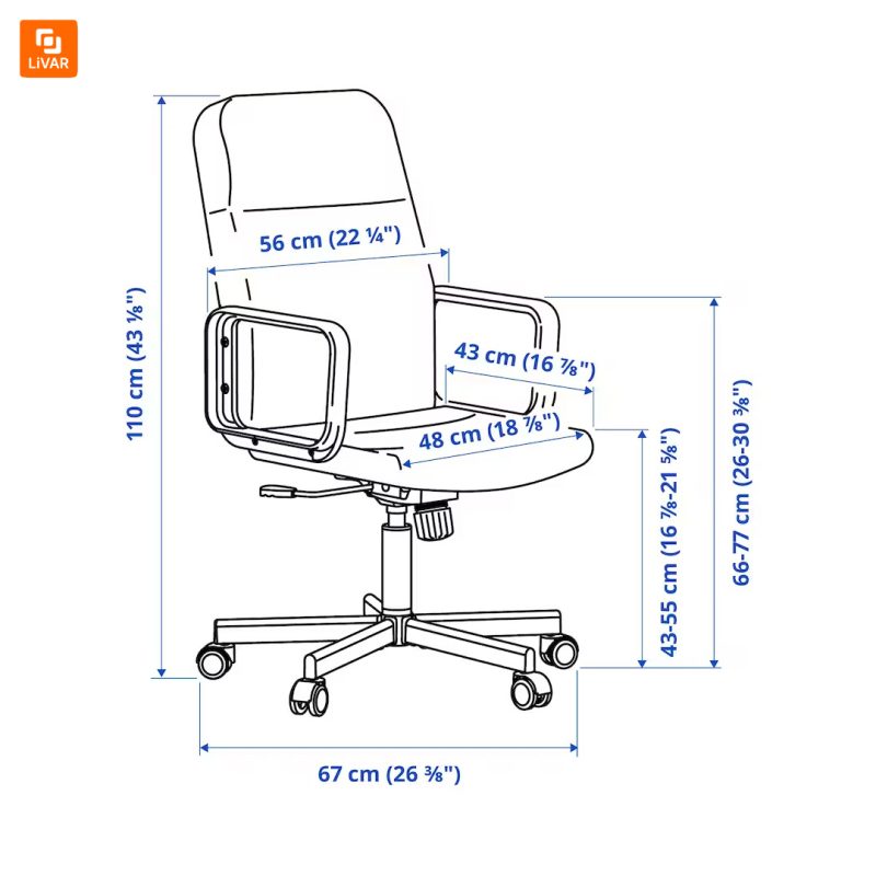 صندلی اداری IKEA - Image 6