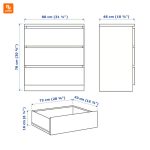 ست میز دراور IKEA مدل MALM - Image 6