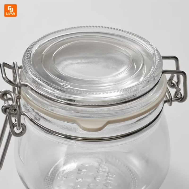 ظرف شیشه‌ای درب‌دار IKEA مدل KORKEN - Image 5