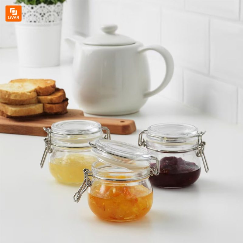 ظرف شیشه‌ای درب‌دار IKEA مدل KORKEN - Image 6
