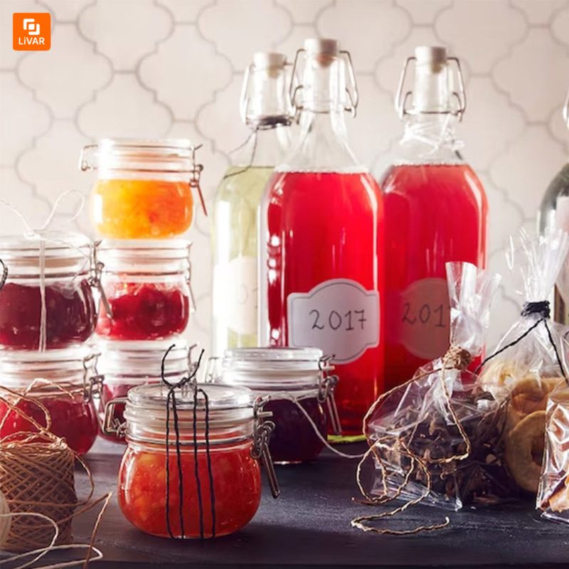 ظرف شیشه‌ای درب‌دار IKEA مدل KORKEN - Image 8