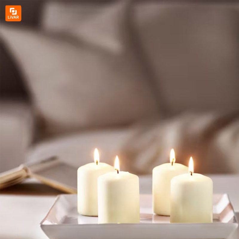 شمع طبیعی بدون عطر IKEA مدل HEMSJO - Image 2