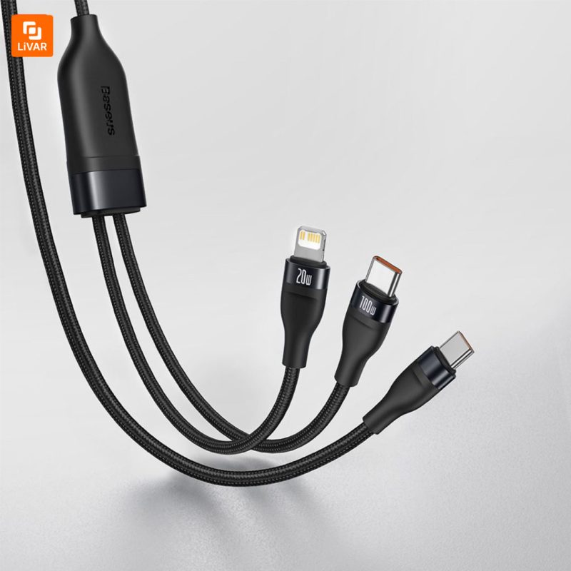 کابل شارژ ۲ به ۱ Baseus - Image 4