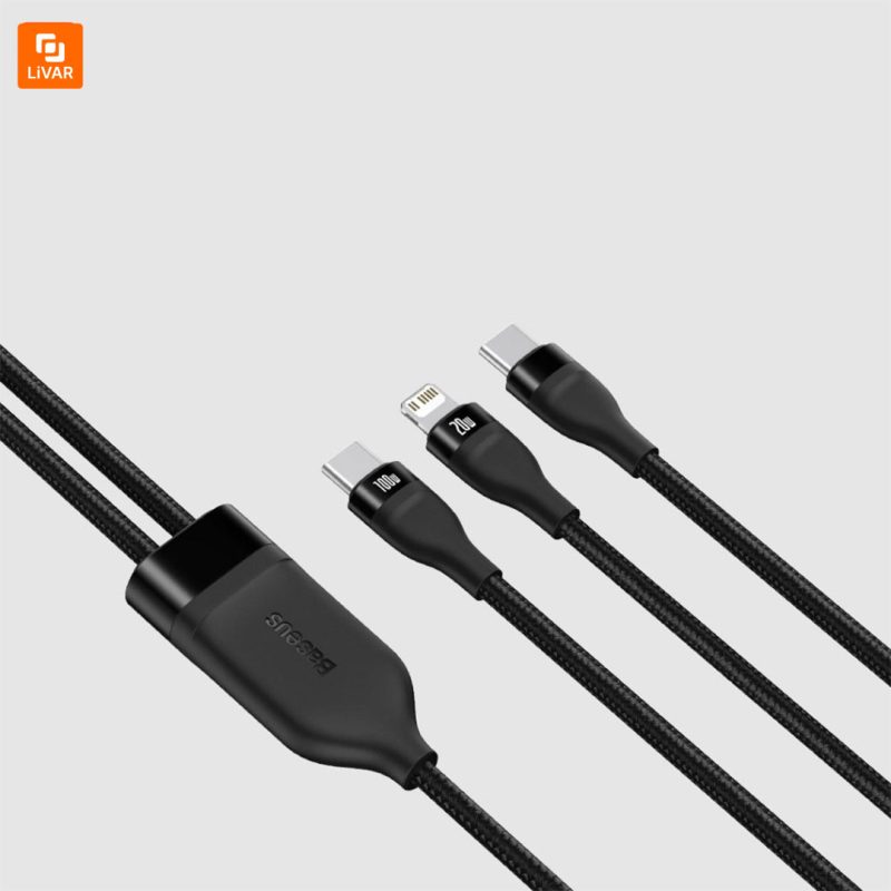 کابل شارژ ۲ به ۱ Baseus - Image 8