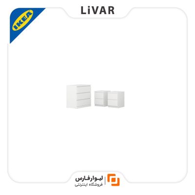 ست میز دراور IKEA مدل MALM