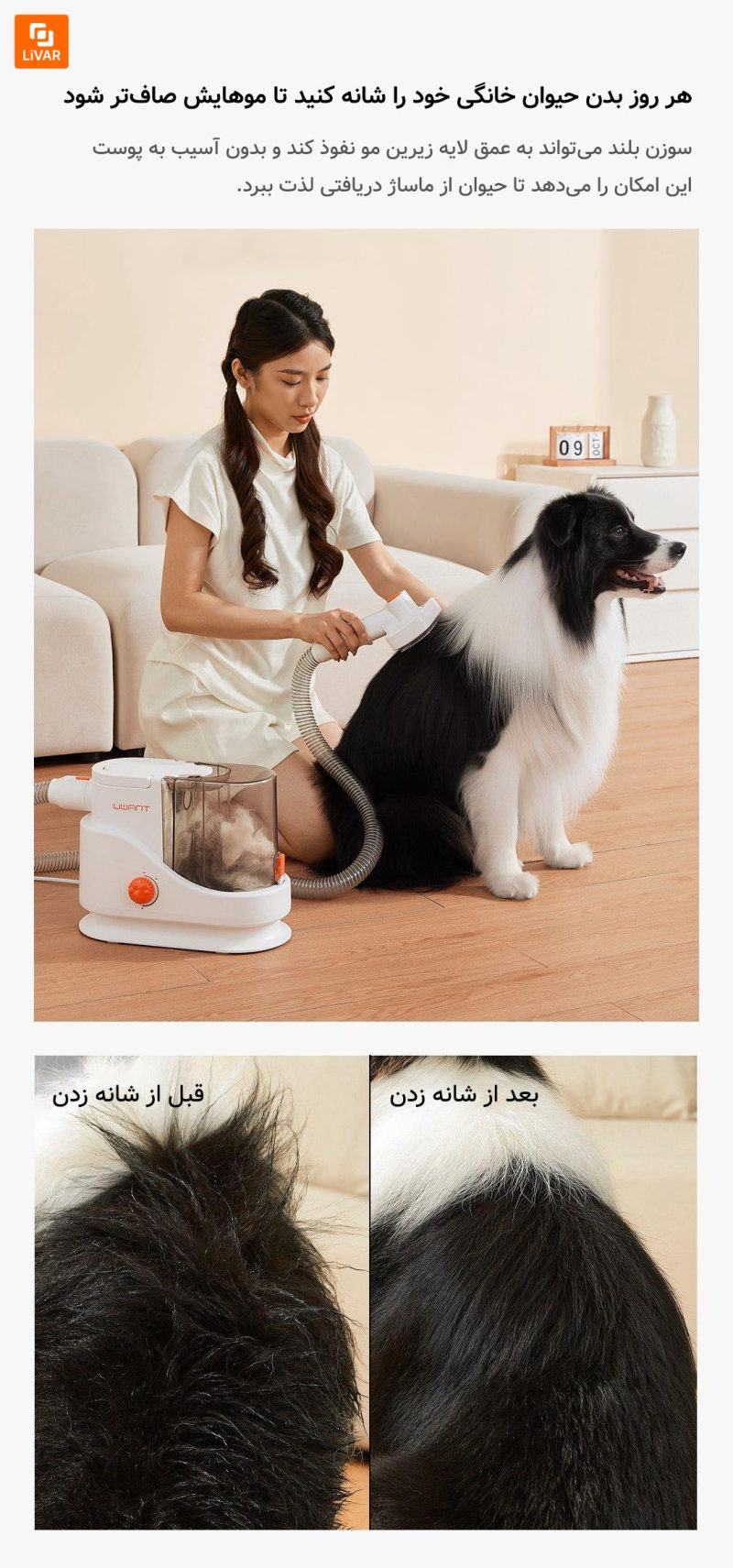 دستگاه مراقبت و اصلاح حیوانات خانگی UWANT - Image 8