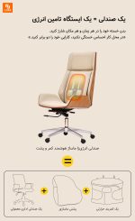 صندلی اداری ماساژور هوشمند کمر و پشت joypal - Image 13