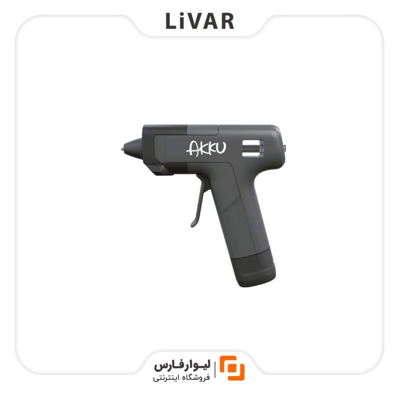 LivarFars AKKU Wireless Hot Melt Glue Gun۱ چسب حرارتی تفنگی بیسیم AKKU