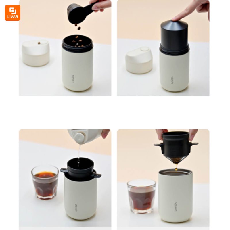 آسیاب و قهوه‌ساز مسافرتی LAVIDA T2 - Image 12
