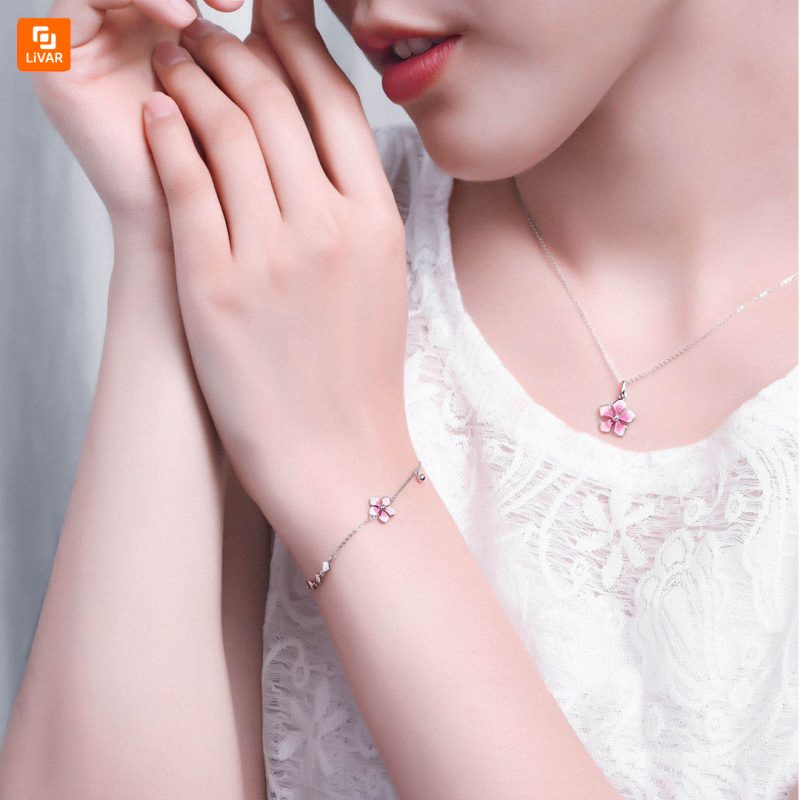 ست پلاتین شکوفه هلو SUNFEEL - Image 5