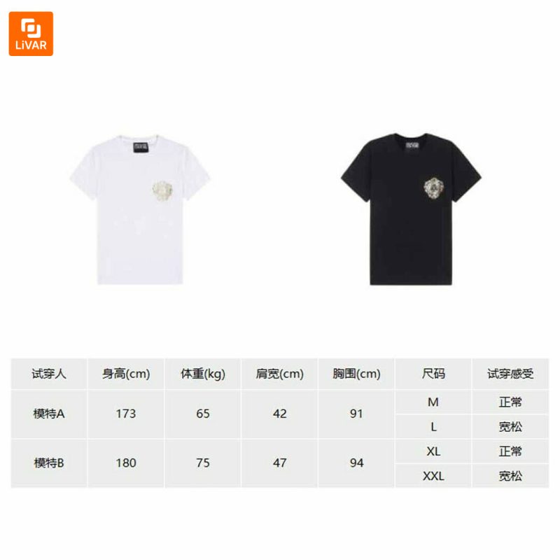 تی‌شرت یقه گرد Versace - Image 9