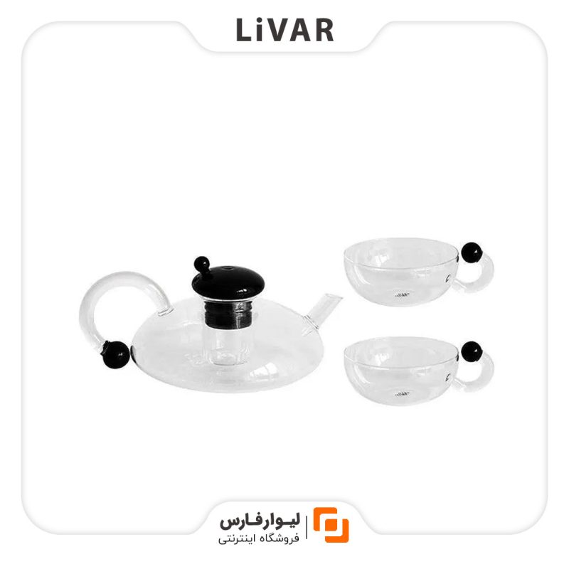 Glass tea set ست قوری و فنجان شیشهای