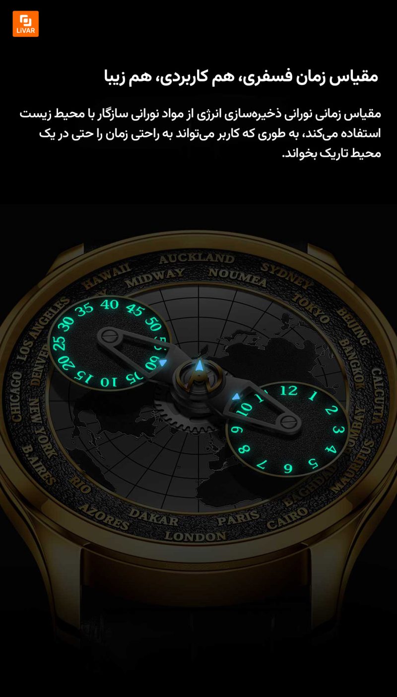 ساعت مکانیکی طلایی سری جدید شهر ممنوعه سری «شیفت ستاره‌ای» - Image 18