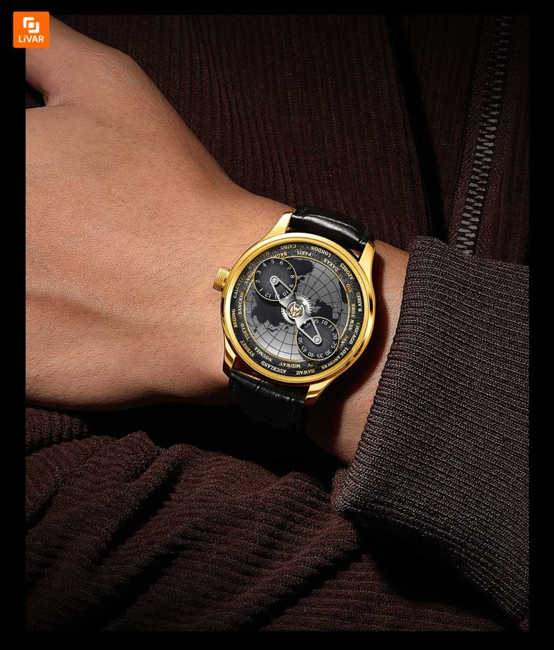 ساعت مکانیکی طلایی سری جدید شهر ممنوعه سری «شیفت ستاره‌ای» - Image 7