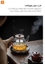 ست قوری و فنجان شیشه‌ای - Image 26