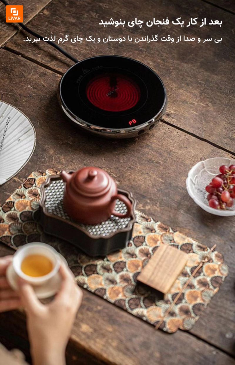 ست قوری و فنجان شیشه‌ای - Image 33
