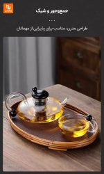 ست قوری و فنجان شیشه‌ای - Image 11
