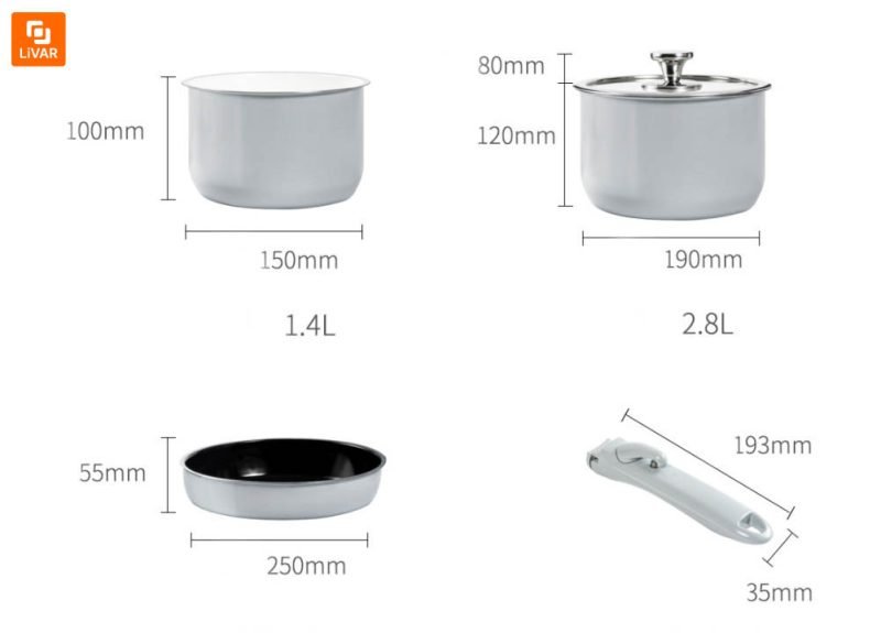 ست ظروف آشپزی 17PIN - Image 16