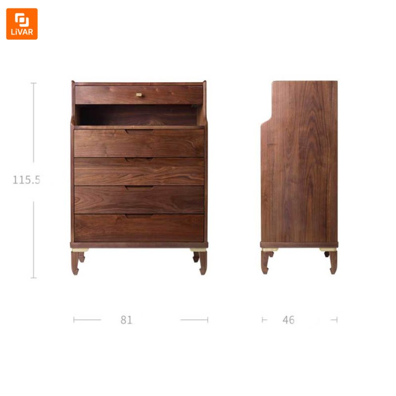 فایل کشویی چوب و برنز - Image 8