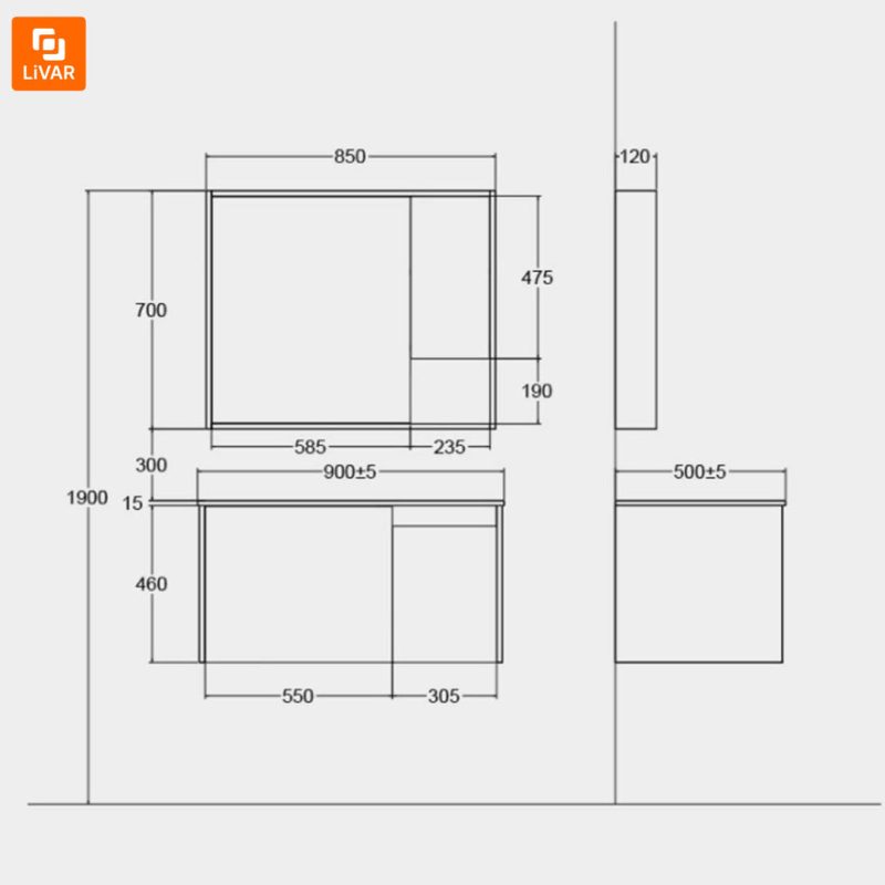 کابینت سرویس بهداشتی Dabai Yashi - Image 7