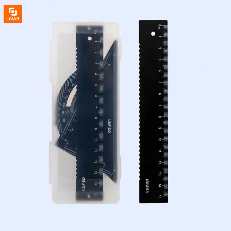 ست خط‌کش فلزی Deli - Image 10