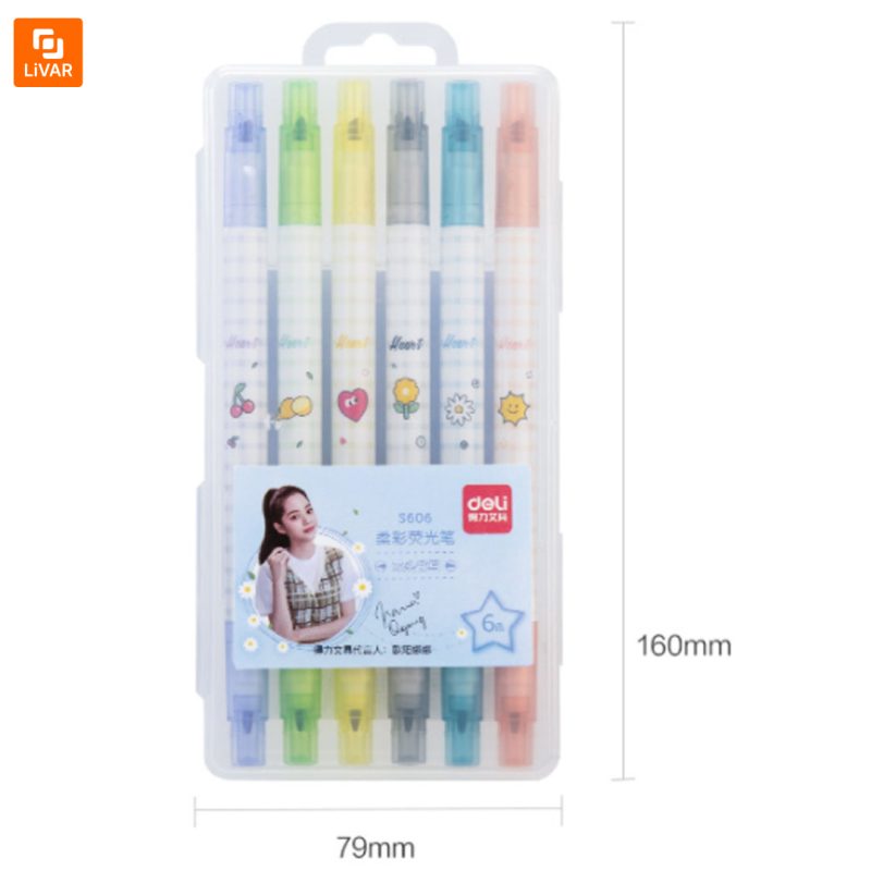 هایلایتر دو سره Deli - Image 8